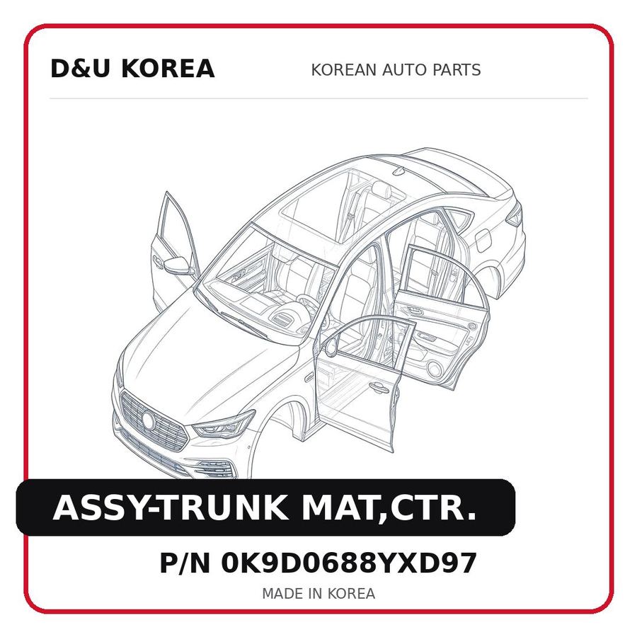 ASSY-TRUNK MAT,CTR.