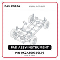 PAD ASSY-INSTRUMENT