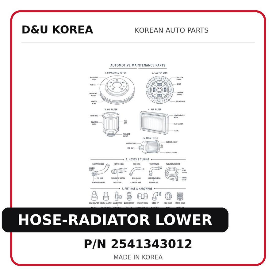 HOSE-RADIATOR LOWER