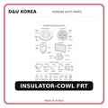 INSULATOR-COWL FRT