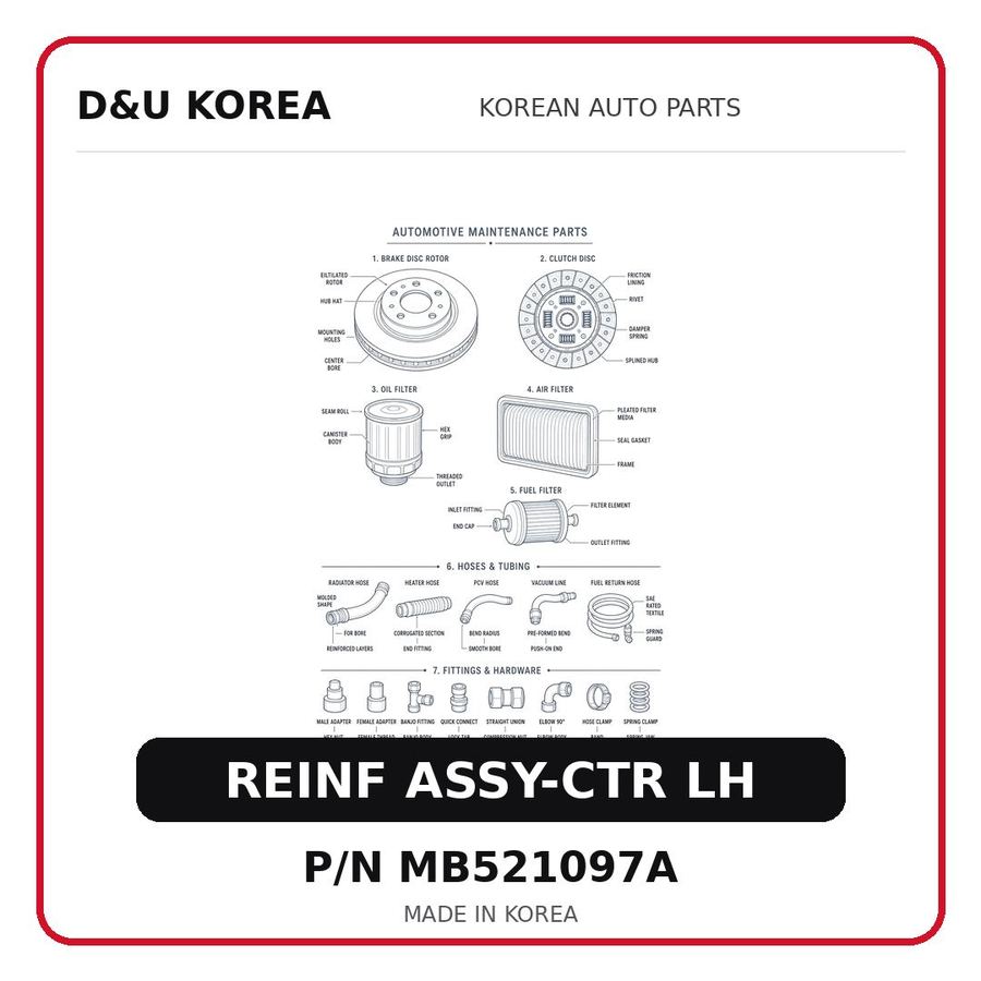 REINF ASSY-CTR LH