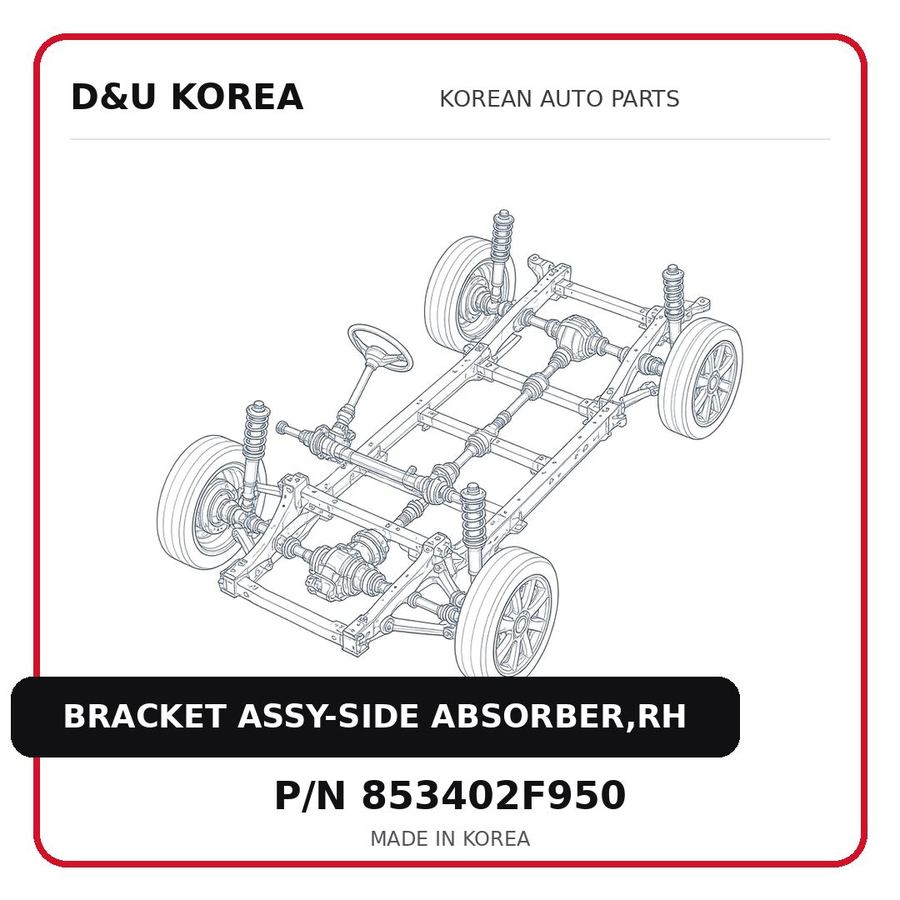 BRACKET ASSY-SIDE ABSORBER,RH