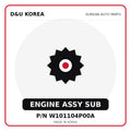 Genuine Mobis ENGINE ASSY SUB W101104P00A for Korean vehicles | D&U Korea