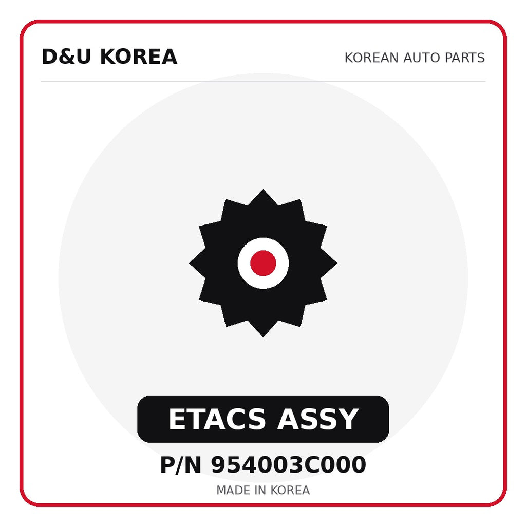 Genuine Mobis ETACS ASSY 954003C000 for Korean vehicles | D&U Korea