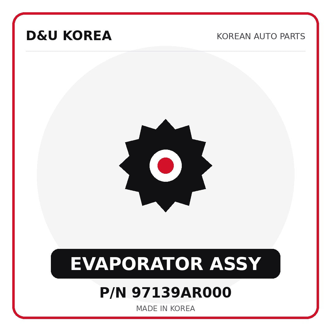 Genuine Mobis EVAPORATOR ASSY 97139AR000 for Korean vehicles | D&U Korea