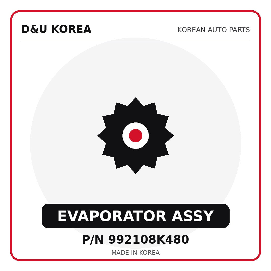 Genuine Mobis EVAPORATOR ASSY 992108K480 for Korean vehicles | D&U Korea