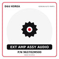 Genuine Mobis EXT AMP ASSY AUDIO 963702M500 for Korean vehicles | D&U Korea