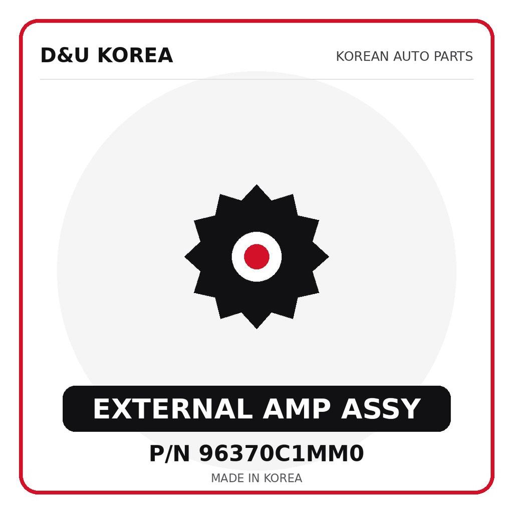 Genuine Mobis EXTERNAL AMP ASSY 96370C1MM0 for Korean vehicles | D&U Korea