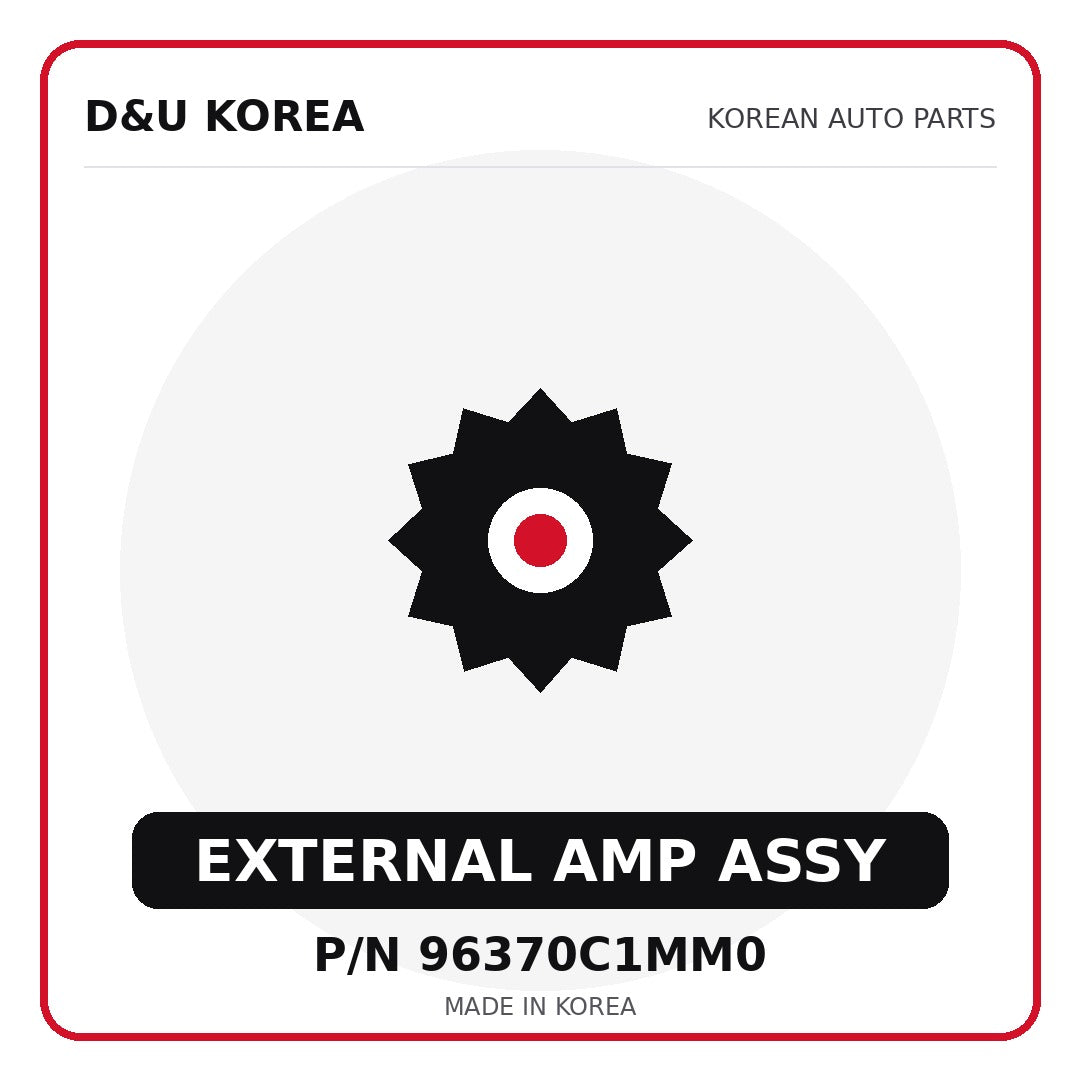 Genuine Mobis EXTERNAL AMP ASSY 96370C1MM0 for Korean vehicles | D&U Korea