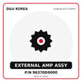 Genuine Mobis EXTERNAL AMP ASSY 96370D9000 for Korean vehicles | D&U Korea