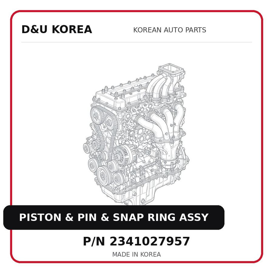 PISTON & PIN & SNAP RING ASSY
