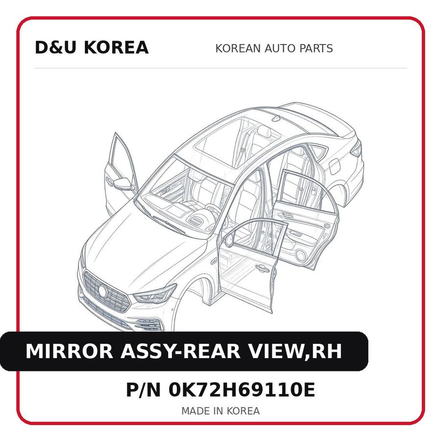 MIRROR ASSY-REAR VIEW,RH