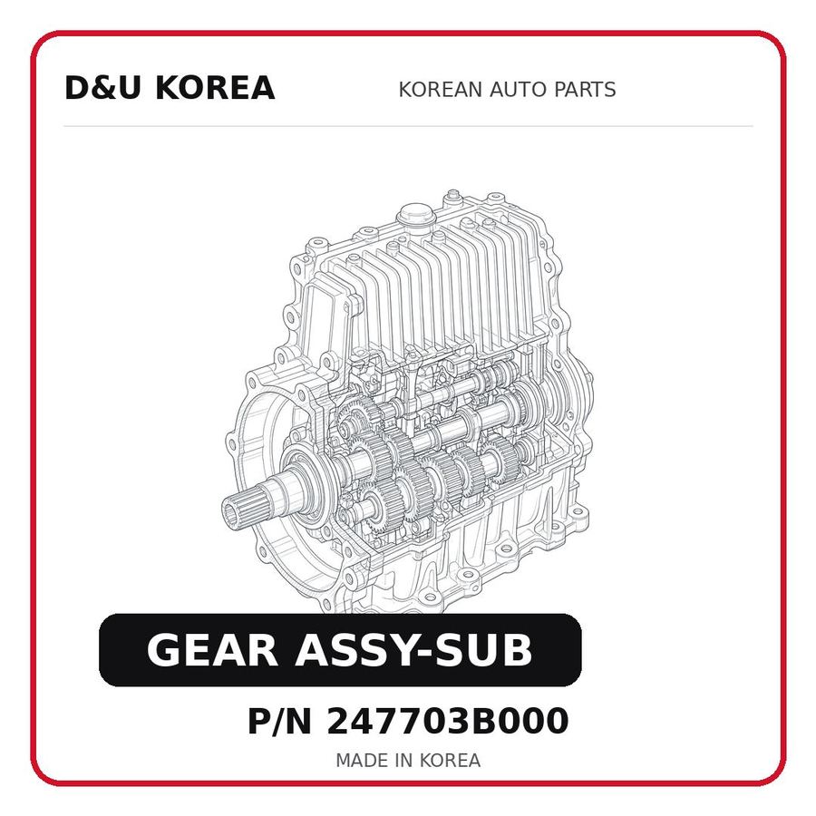 GEAR ASSY-SUB