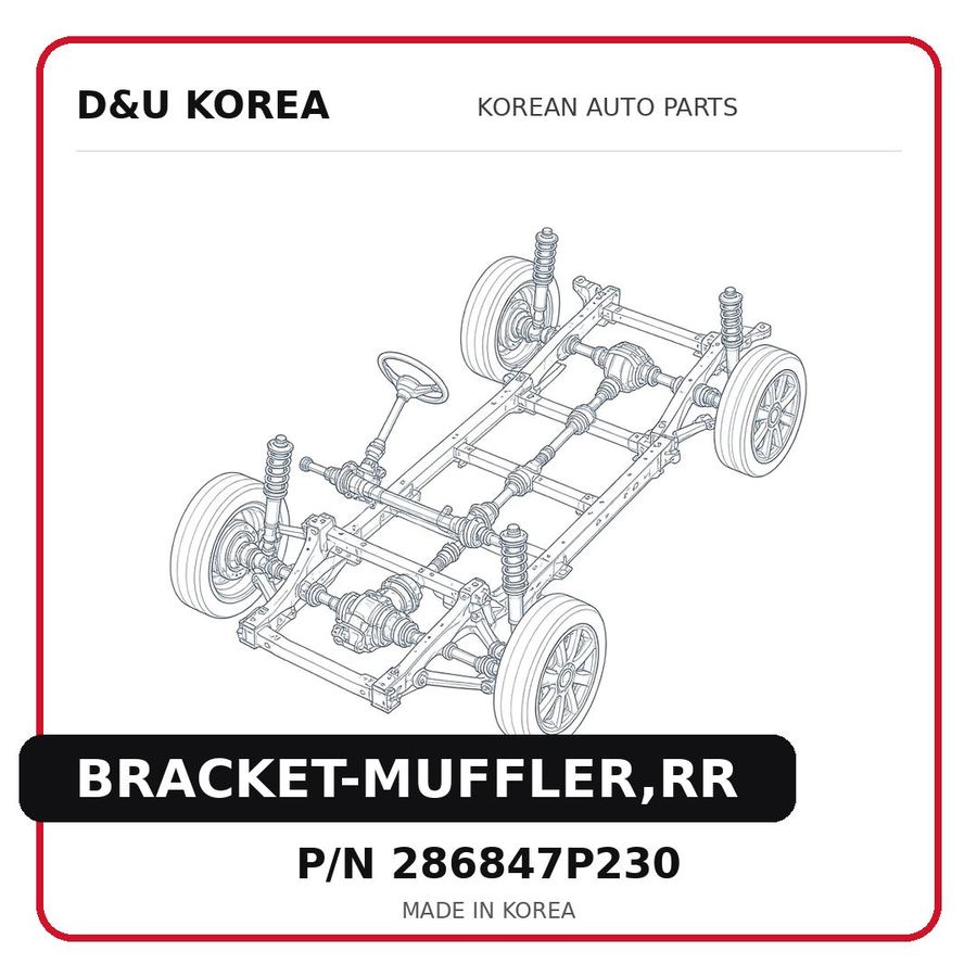 BRACKET-MUFFLER,RR