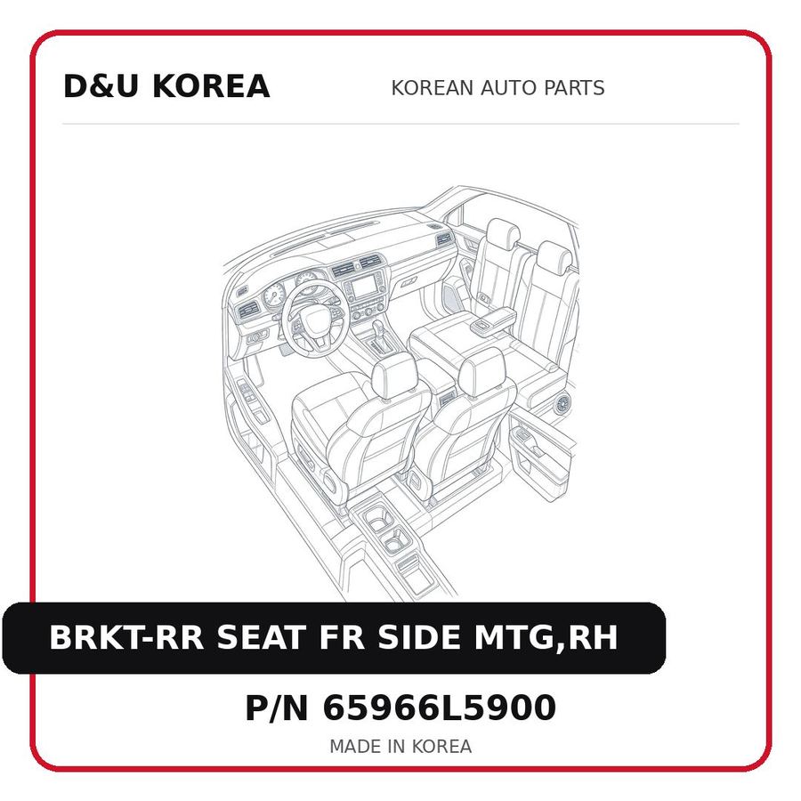 BRKT-RR SEAT FR SIDE MTG,RH