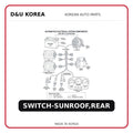 SWITCH-SUNROOF,REAR