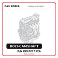 BOLT-CAMSHAFT