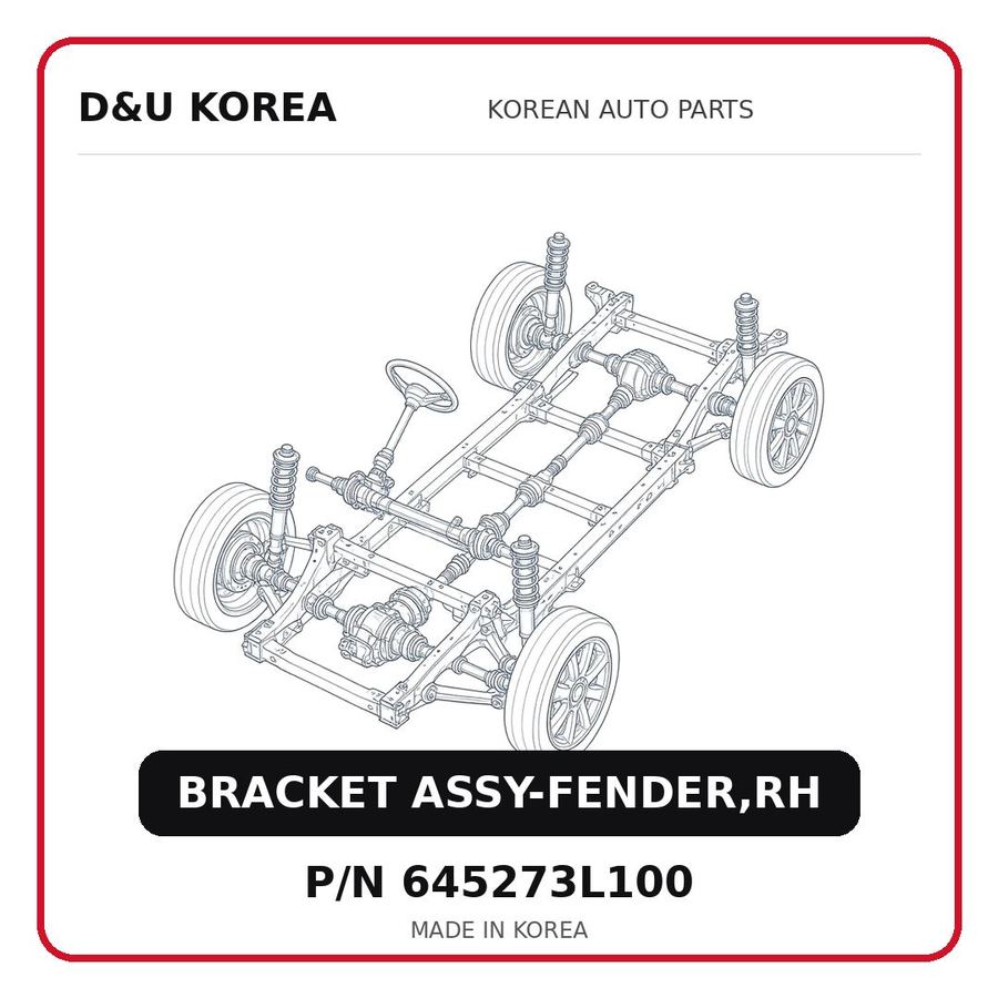BRACKET ASSY-FENDER,RH