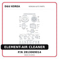 ELEMENT-AIR CLEANER