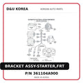 BRACKET ASSY-STARTER,FRT