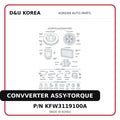 CONVVERTER ASSY-TORQUE