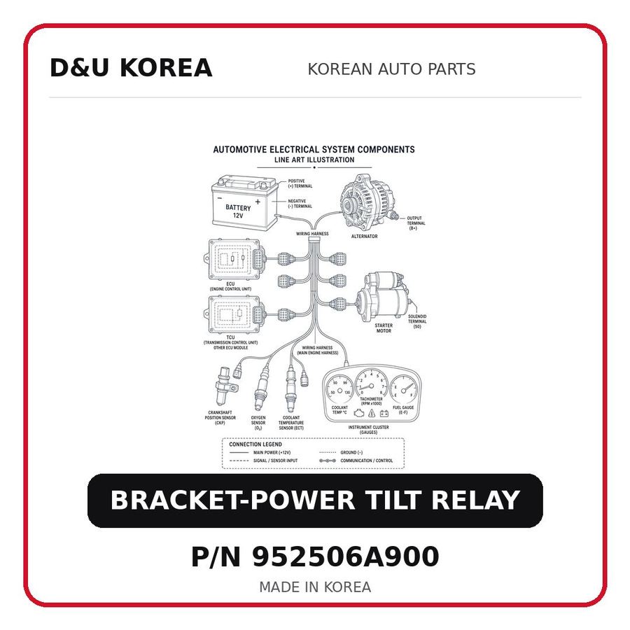 BRACKET-POWER TILT RELAY