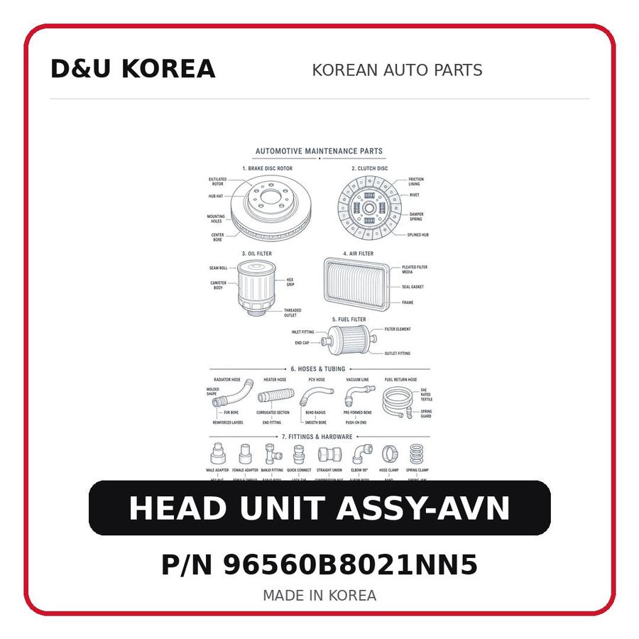 HEAD UNIT ASSY-AVN
