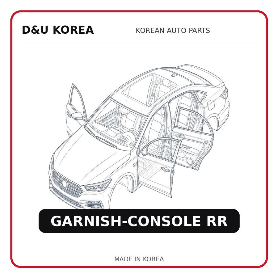 GARNISH-CONSOLE RR
