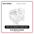 UNIT ASSY-MEMORY POWER SEAT