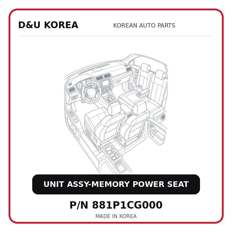 UNIT ASSY-MEMORY POWER SEAT