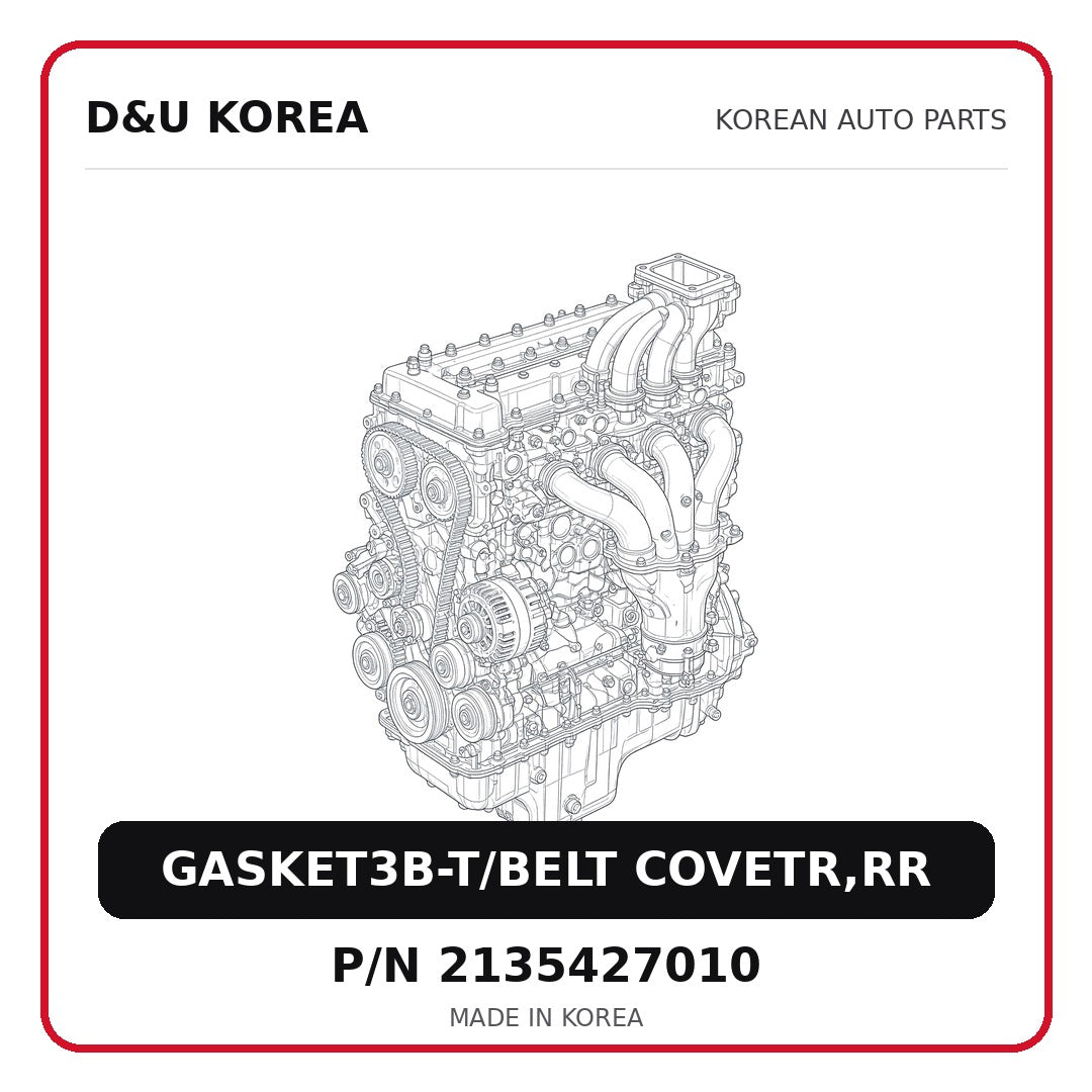 GASKET3B-T/BELT COVETR,RR