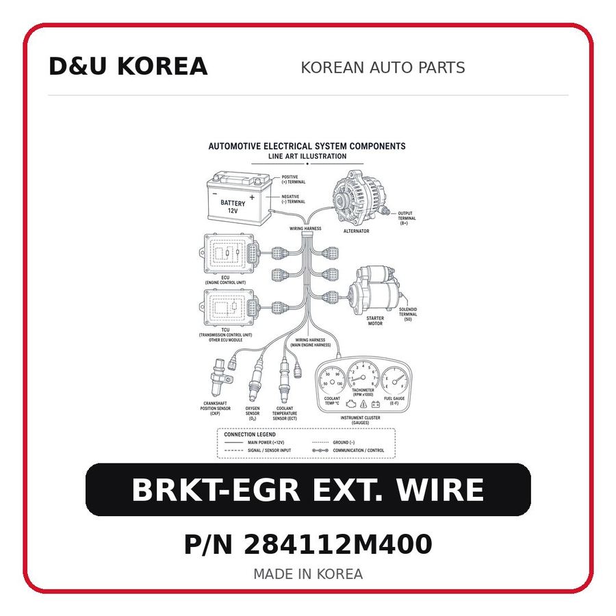 BRKT-EGR EXT. WIRE