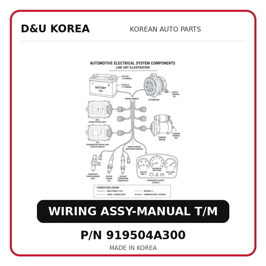 WIRING ASSY-MANUAL T/M