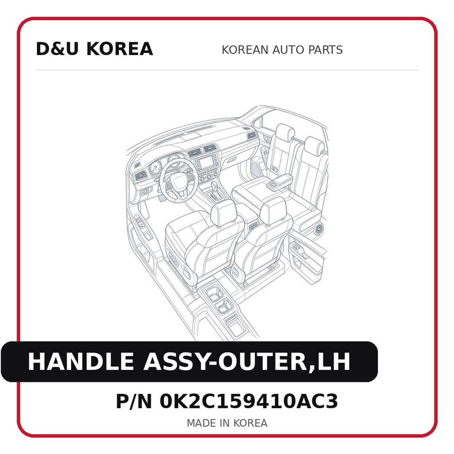 HANDLE ASSY-OUTER,LH
