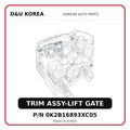 TRIM ASSY-LIFT GATE