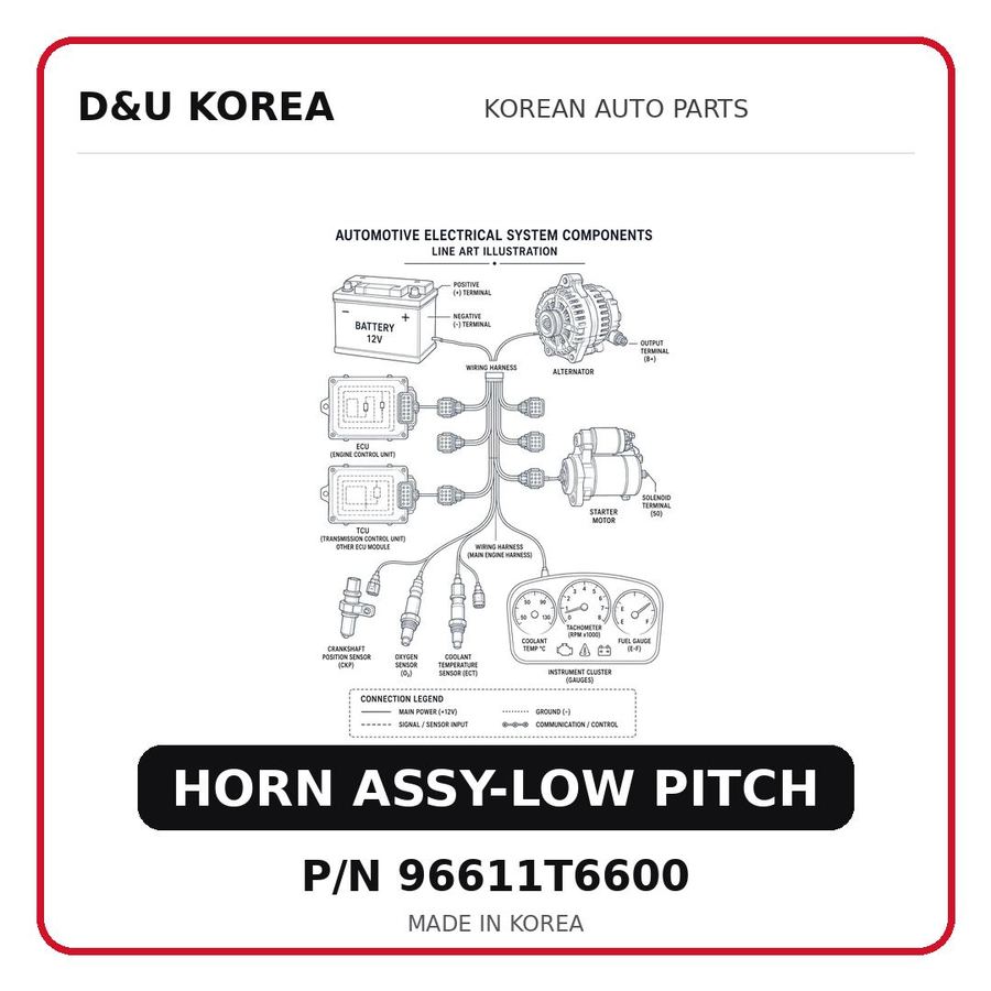 HORN ASSY-LOW PITCH