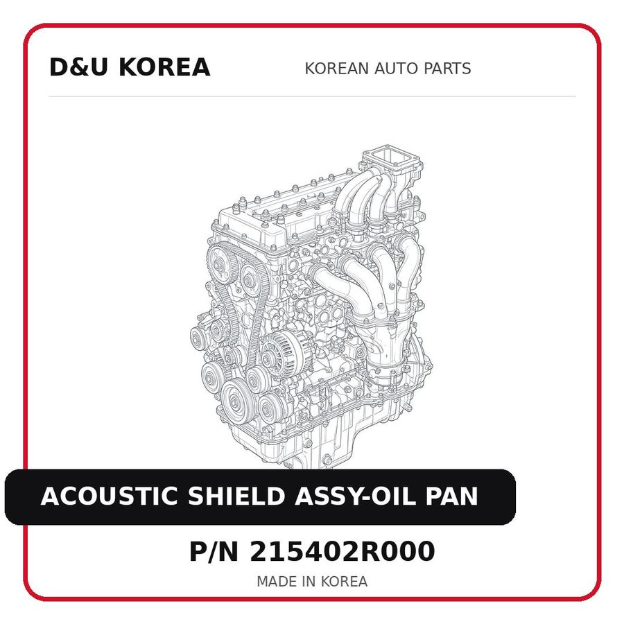 ACOUSTIC SHIELD ASSY-OIL PAN