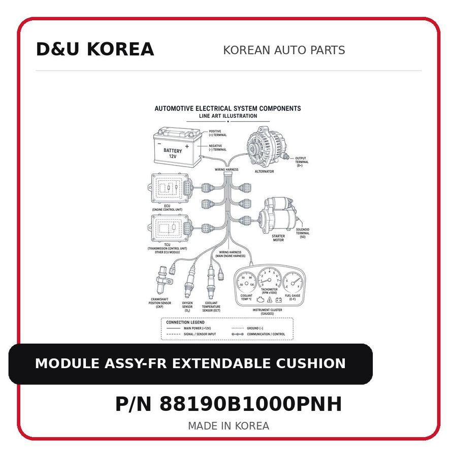 MODULE ASSY-FR EXTENDABLE CUSHION