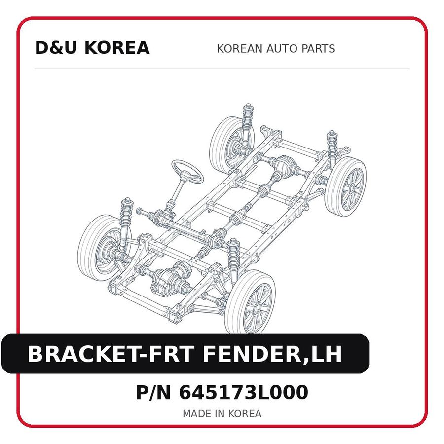 BRACKET-FRT FENDER,LH