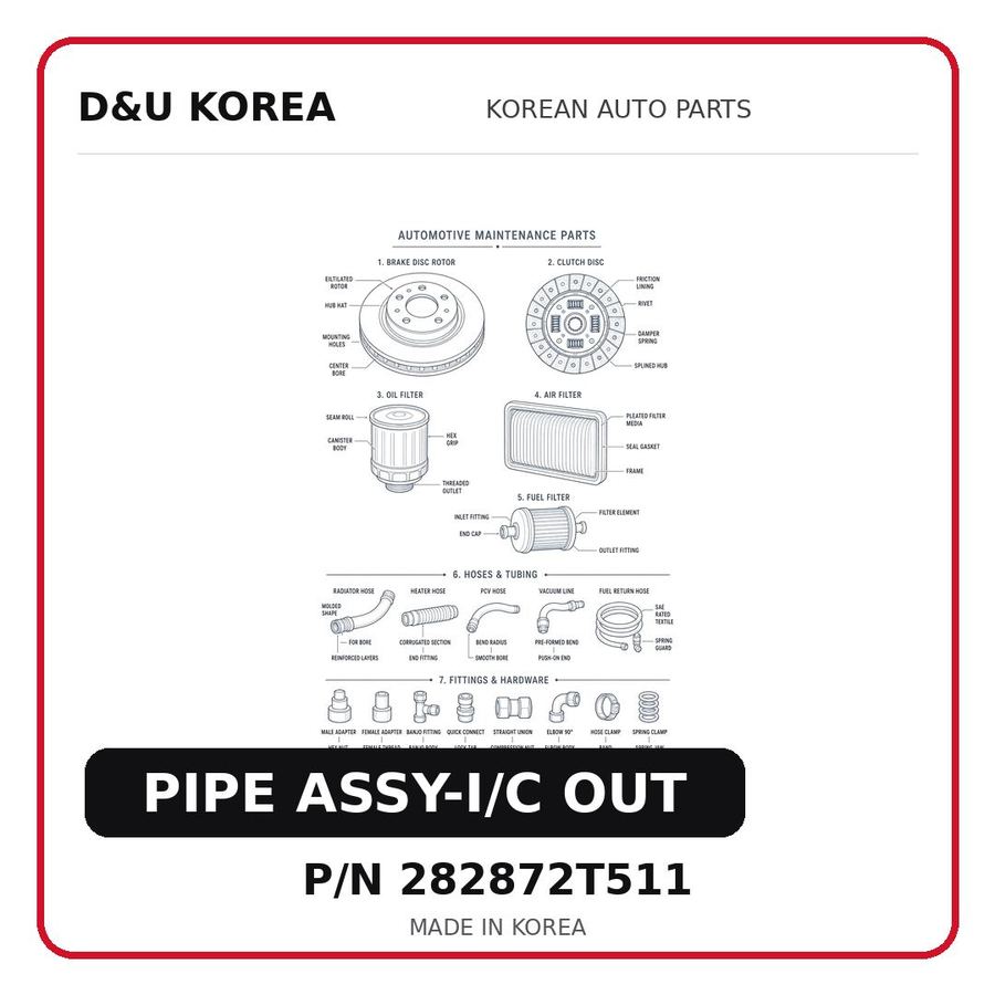 PIPE ASSY-I/C OUT