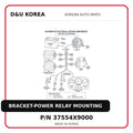 BRACKET-POWER RELAY MOUNTING