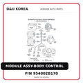 MODULE ASSY-BODY CONTROL