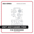 UNIT ASSY-HANDS FREE