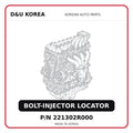 BOLT-INJECTOR LOCATOR
