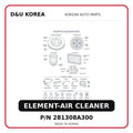 ELEMENT-AIR CLEANER