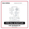 PIPE-TAIL W/MUFFLER