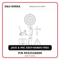 JACK & MIC ASSY-HANDS FREE