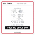HOUSING-GLOVE BOX