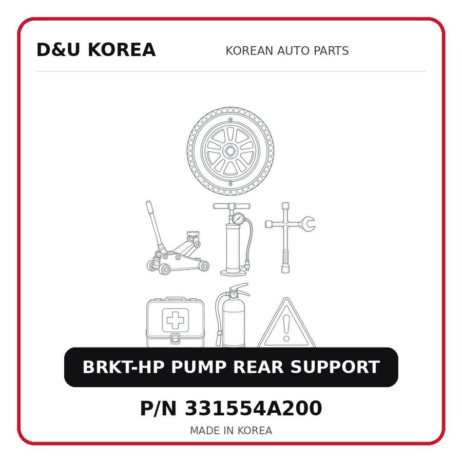 BRKT-HP PUMP REAR SUPPORT