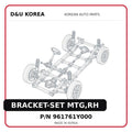 BRACKET-SET MTG,RH